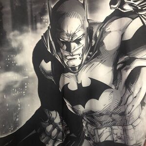 Batman graphic tshirt. Black and gray. Size Large